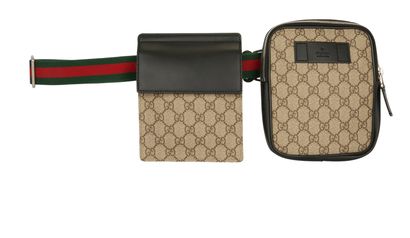 Gucci GG Supreme Web Belt Bag, front view